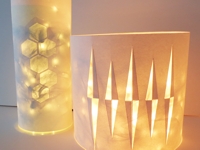 Ohoh Blog Paper Lantern with Christmas Lights